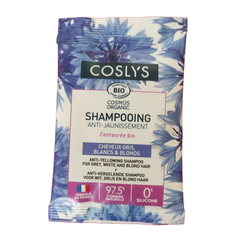 Shampooing anti-jaunissement format voyage