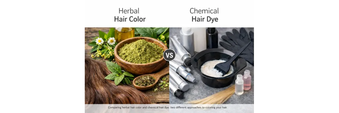 Herbal hair dye vs chemical hair dye: what are the differences?
