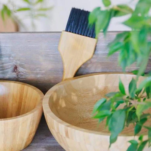 Pinceau coloration végétale large