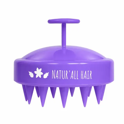 Brosse Massante Cuir Chevelu en Silicone – Natur'All Hair