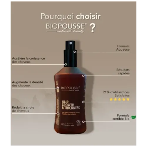 Lotion Pousse de Cheveux "Hair Growth & Thickness"