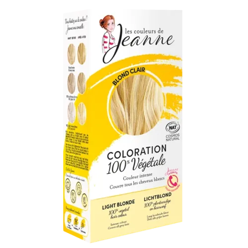 Coloration Végétale Blond Clair – Les Couleurs de Jeanne