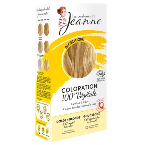 Herbal Hair Color Golden Blonde – Les Couleurs de Jeanne Herbal Hair Color Golden Blonde – Les Couleurs de Jeanne