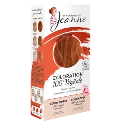 Coloration Végétale Cuivré Doré– Les Couleurs de Jeanne