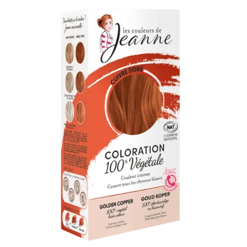 Coloration Végétale Cuivré Doré– Les Couleurs de Jeanne