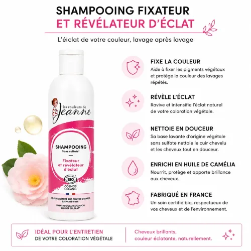 Shampoing Fixateur & Révélateur d’Éclat – Les Couleurs de Jeanne Shampoing Fixateur & Révélateur d’Éclat – Les Couleurs de Jeanne thumbnail 2