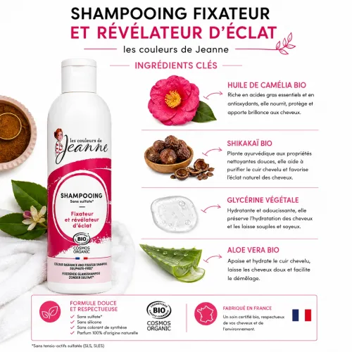 Shampoing Fixateur & Révélateur d’Éclat – Les Couleurs de Jeanne Shampoing Fixateur & Révélateur d’Éclat – Les Couleurs de Jeanne thumbnail 3