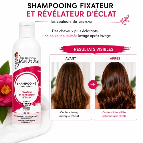 Shampoing Fixateur & Révélateur d’Éclat – Les Couleurs de Jeanne Shampoing Fixateur & Révélateur d’Éclat – Les Couleurs de Jeanne thumbnail 4