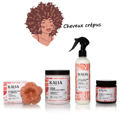 Routine "Cheveux Crépus à l’Hibiscus" – Kalia Nature Routine "Cheveux Crépus à l’Hibiscus" – Kalia Nature