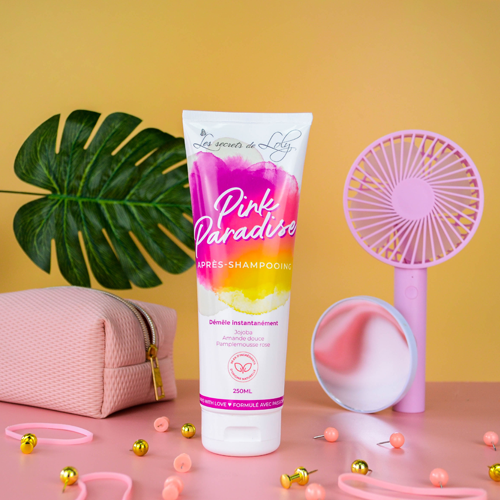 Après-Shampoing Pink Paradise – Les Secrets de Loly
