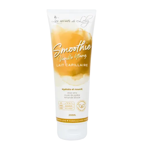 Lait Capillaire "Smoothie Vanille-Ylang" – Les Secrets de Loly Lait Capillaire "Smoothie Vanille-Ylang" – Les Secrets de Loly