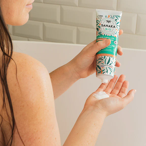 Masque Capillaire Réparation au CBD – Sanaka Bio
