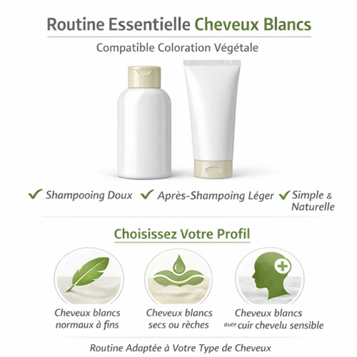Routine signature – Cheveux blancs & coloration végétale (Essentielle) thumbnail 1