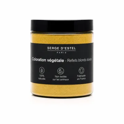 Coloration Végétale Blond Doré – Serge D'Estel Paris