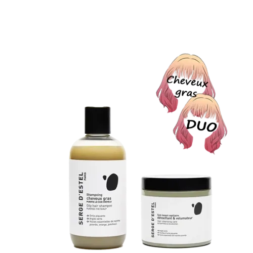 Duo routine cheveux gras – Traitement profond – Serge d’Estel Paris Duo routine cheveux gras – Traitement profond – Serge d’Estel Paris