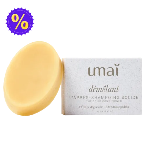 Après-Shampoing Solide “Démêlant” – Umaï Après-Shampoing Solide “Démêlant” – Umaï