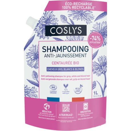 Shampoing Anti-Jaunissement Eco-recharge Doypack - Coslys