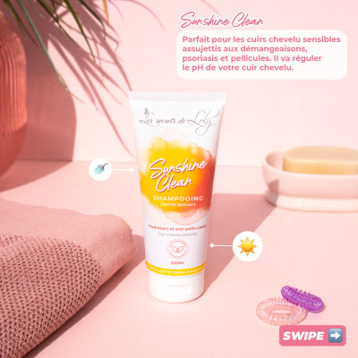 Shampoing Sunshine Clean -Les Secrets de Loly