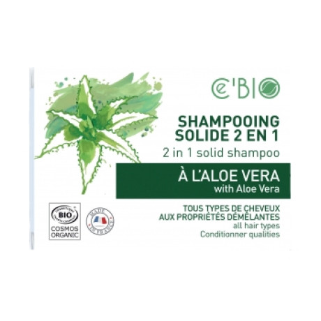 Shampoing solide "2 en 1 Aloe Vera" - Ce'Bio