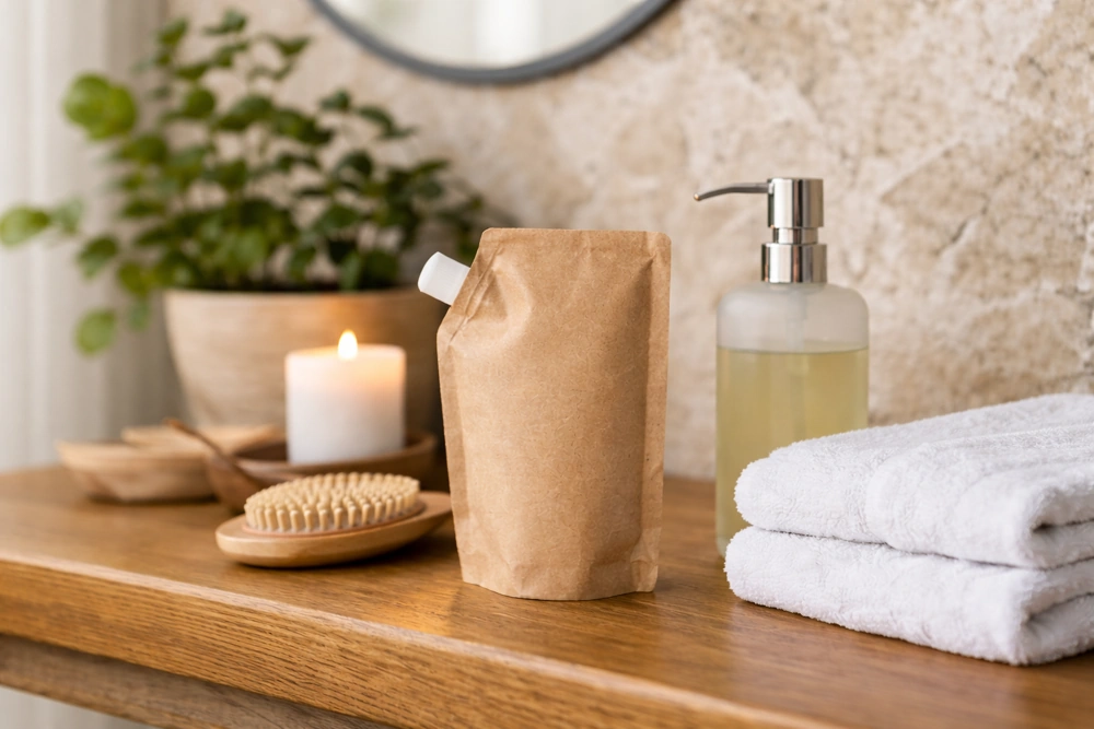 eco refill haircare sustainable natural routine