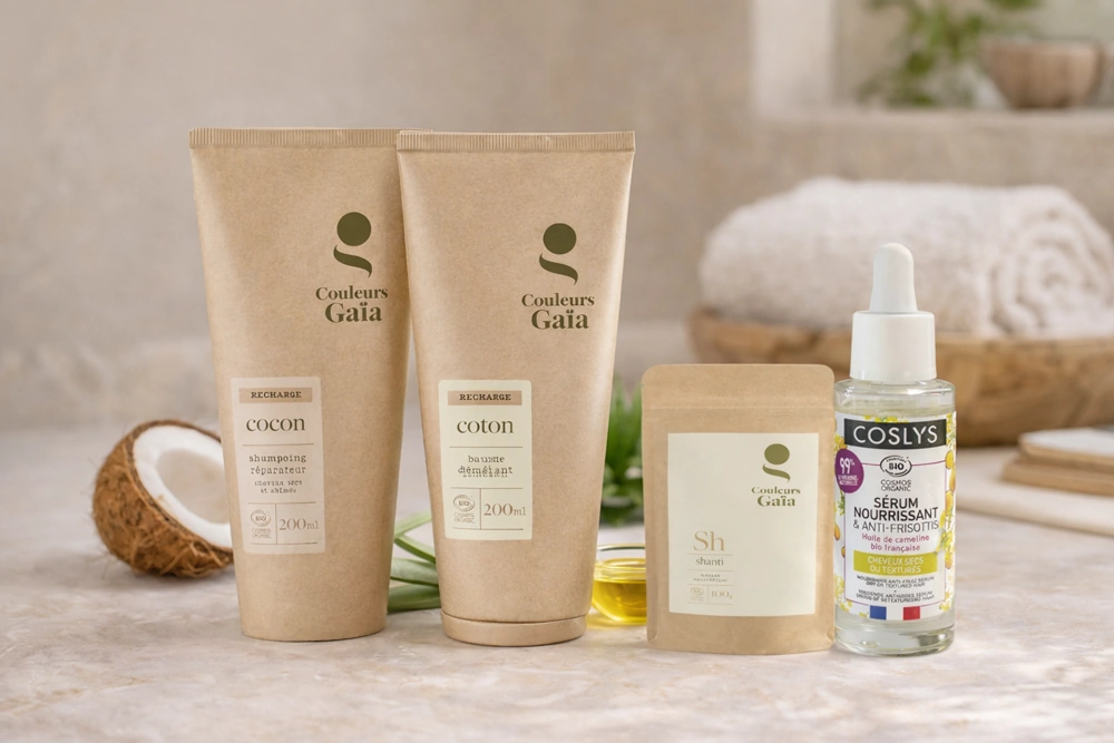 routine cheveux secs eco recharge capillaire naturelle